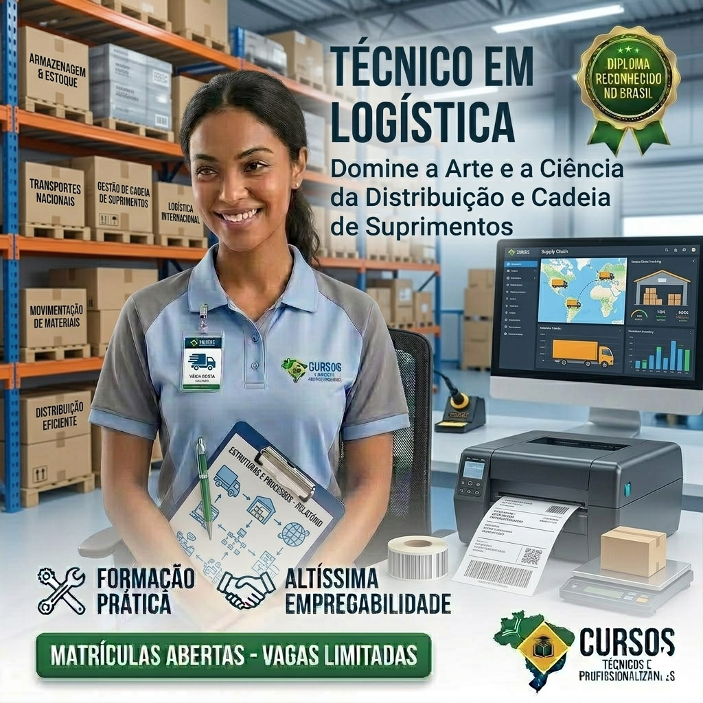 Curso Técnico em Logística Online🔥 | MEC