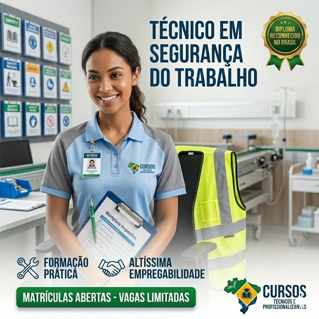 Curso Técnico de Segurança do Trabalho Online🔥 | MEC